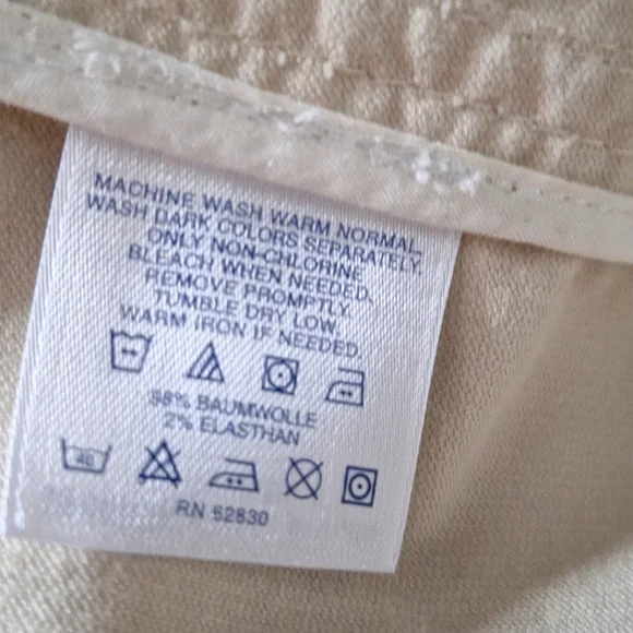 3/$20-Land's End Cotton Corduroy Jacket, Cream, Button Details, sz 6, NWOT - Picture 13 of 13